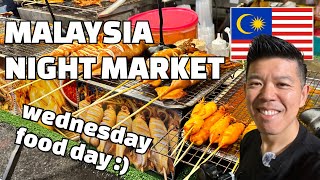 Malaysia Night Market  Taman Connaught Pasar Malam 🇲🇾 Kuala Lumpur Street Food Tour [upl. by Goles]