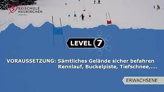 Einteilungsvideos Erwachsene Skischule Neukirchen Level 7 [upl. by Yeffej480]