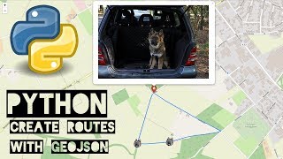 Python Geojson Folium amp Leaflet  Create Maps amp Routes [upl. by Barry]