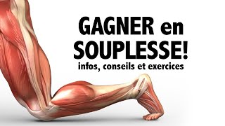 GAGNER en souplesse info conseils et exercices pour des cuisses plus souples [upl. by Celin311]