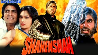 Shahenshah 1988 Full Hindi Movie Review  Amitabh Bachchan  Meenakshi Sheshadri  Amrish Puri [upl. by Nwahsat]