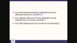 Piotr Kociński  Administracja biurokracja informatyzacja [upl. by Flagler]