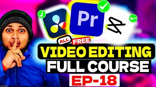 Complete VIDEO EDITING COURSE Beginner to PRO Tutorials [upl. by Eedrahc]