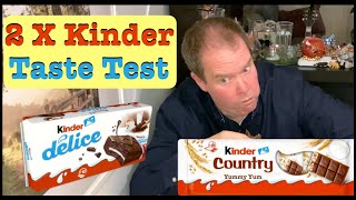 Kinder Delice amp Kinder Country Taste Test 🍫 [upl. by Westhead]