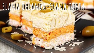 Slana torta Slana oblanda  Recepticom [upl. by Natsirhc]