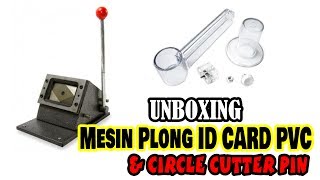 Unboxing Mesin Plong ID Card dan Circle Cutter [upl. by Ecirtal]