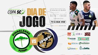 PINHALENSE X FLORIANÓPOLIS  Quartas da Copa SC Jogo 1 [upl. by Hisbe329]