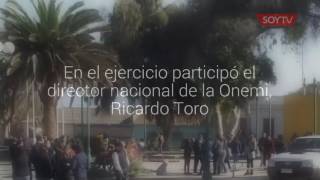 Con poca participación ciudadana se desarrolló simulacro de aluvión en Chañaral [upl. by Mehelhteb773]