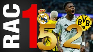 RAC1 es Desternillante 😂 REAL MADRID 5 BORUSSIA 2 VINICIUS ES INTULERAPLE ‼️‼️ [upl. by Anirahtak]