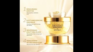 BIOAQUA 24K GOLD 《Toner amp Cream》 [upl. by Blackmore]