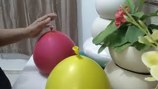 Como hacer floreros con globos y yeso [upl. by Seaton]