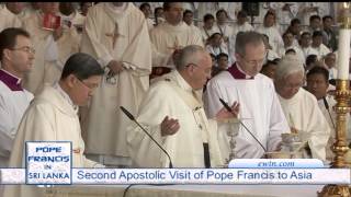 PHILIPPINES  HOLY MASS WITH POPE FRANCIS  2015118 [upl. by Dry]