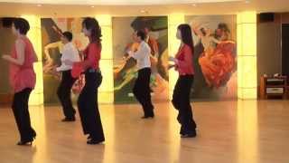 Bosa Nova Line Dance  Perianna Wong [upl. by Enaht]