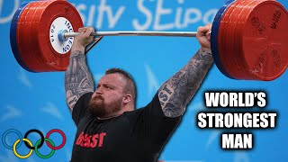 Strongman Tries OLYMPIC LIFTING Ft Chloe Brennan [upl. by Coats]