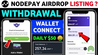 Nodepay airdrop listing date  Nodepay Airdrop new update  Nodepay airdrop Wallet connect [upl. by Bahr]