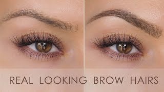 Natural Looking Eyebrow Tutorial  Microblade Effect  Shonagh Scott [upl. by Olson]