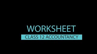 Worksheet in Nepali  Grade 12  Accountancy HSEB NEB [upl. by Llenrrad]