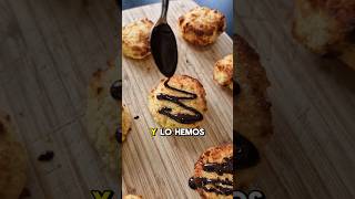 GALLETAS saludables 🍪❤️ receta postrepostres recetasgalletas chocolate keto sinharinas [upl. by Sitnalta694]