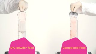 Comparison of cell culture media dissolution Dry powder vs compacted feed formulations [upl. by Einnahc962]