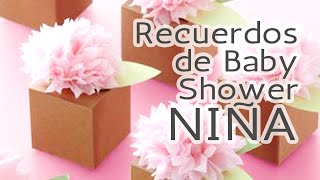 40 Ideas Recuerdos para Baby Shower Niña HD [upl. by Blunk747]