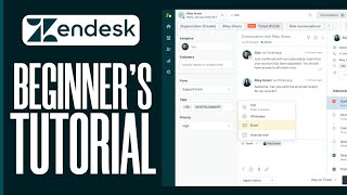 Zendesk Tutorial for Customer Service  How to Use Zendesk 2024 [upl. by Etnoel]