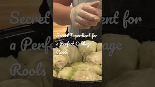 Secret Ingredient for a Perfect Cabbage Rolls [upl. by Razec]