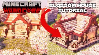 Build a STUNNING Cherry Blossom House in Minecraft Like a PRO [upl. by Ainaznat]