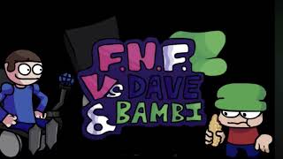 FNF  Vs Dave And Bambi Splitathon Instrumental Slowed and Reverb [upl. by Elinet]