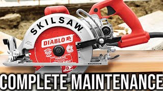 SKILSAW Mag 77 Worm Drive Circular Saw  Complete Maintenance And Repair Guide [upl. by Melody759]