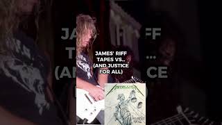 JAMES’ RIFF TAPE VS OFFICIAL RELEASE AND JUSTICE FOR ALL metallica metal andjusticeforall [upl. by Cirri]