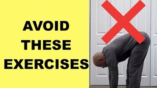 Lower Back Slipped Disc Exercises You MUST AVOID with Herniated Discs amp Sciatica [upl. by Lytsirhc]