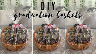 DIY Make Graduation Baskets with Me  Easy amp Affordable Graduation Gift Ideas 2021  TayLizz [upl. by Amado]