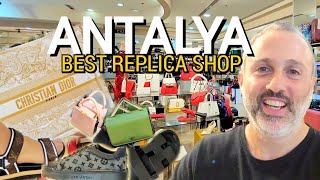 ANTALYA TURKEY  BEST FAKE BRANDS SHOES amp BAGS SHOP IS FOUND [upl. by Anidene]