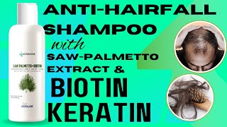 quotRevitalize Your Hair AntiHair Fall Shampoo ith SawPAlmetto Extract Biotin amp Keratinquot [upl. by Iover]