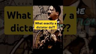 What Exactly a Dictator Do motivation dictator philosophy short [upl. by Mose270]