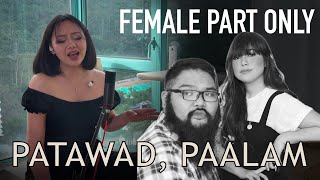 Patawad Paalam Karaoke  Moira Dela Torre Part Only  Instrumental  OPM [upl. by Palua]