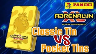 Panini Adrenalyn XL Classic Tin vs Pocket Tins sportscards paninifootball adrenalynxl panini [upl. by Starla]