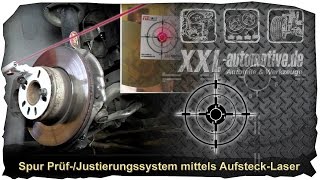 Spur und Sturz einstellen amp justieren mit Laserachsvermessung  How to [upl. by Aseen]