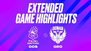 Filou Oostende vs Donar Groningen  Game Highlights [upl. by Oibaf]