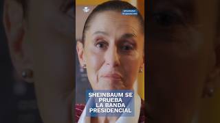 Así es la banda presidencial que portará Claudia Sheinbaum el 1 de octubre Shorts [upl. by Nilac460]