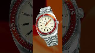 ALBA AS9T89X1 Bold Orange Bezel Timeless Cream Dial [upl. by Ahsinrats]