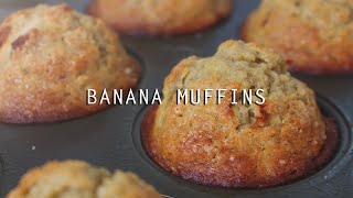 BEST Banana Muffins Recipe [upl. by Leighton751]