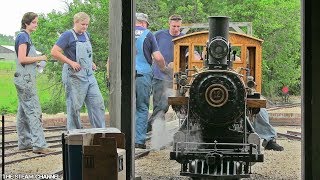 Whiskey River Railway 16quot Grand Scale Steam at Little Amerricka [upl. by Ligriv]