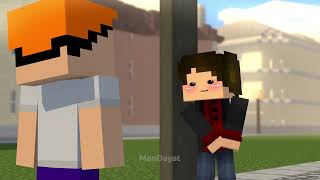 I Love You  Minecraft Malaysia Shorts Animation [upl. by Lynnelle]