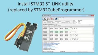 79 Install STM32 STLINK utility replaced by STM32CubeProgrammer [upl. by Bink]