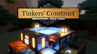 Tinkers Construct Bedrock Edition v20  Novice to Master  Full Guide 12060 [upl. by Ocirnor]