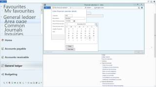 AX 2012 R3 Setting up the Ledger [upl. by Ycnan]