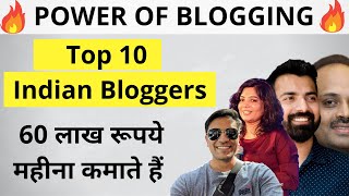 Top 10 Indian Bloggers of 2022 🔥 [upl. by Danita]