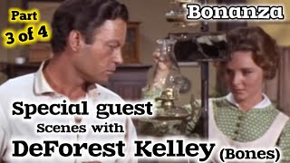 Bonanza TV show My favorite Guest Scenes with Dr McCoy DeForest Kelley Part 3 [upl. by Ybloc449]