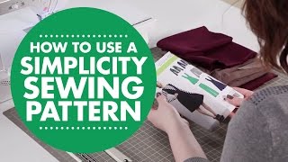 How to use a Simplicity Sewing Pattern [upl. by Femi]